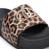 CIABATTE LIU JO DONNA MYKONOS 01 - SLIPPER PRINTED SPREADING LEOPARD BA6077EX022S19C1