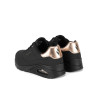 SNEAKERS SKECHERS UOMO UNO - GOLDEN AIR BLACK 177094 NAT