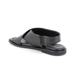 SANDALI IGI&CO DONNA VIT. CRUST NERO CON ELASTICO 1184700    