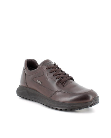 SNEAKERS IGI&CO UOMO GORE-TEX IN PELLE MARRONE SCURO 6638311