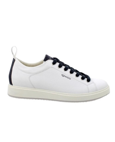 SNEAKERS IGI&CO UOMO PELLE/COTONE WHITE 5628400