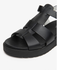 SANDALO NEROGIARDINI DONNA IN PELLE GUANTO NERO TR PAMPLONA 9681/001 E 617050D/100