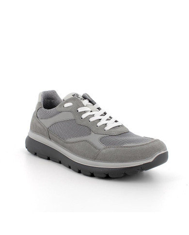 SNEAKERS IGI&CO UOMO SCAMOSCIATO/TESSUTO GRIGIO 5625111