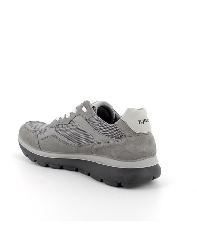 SNEAKERS IGI&CO UOMO SCAMOSCIATO/TESSUTO GRIGIO 5625111