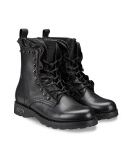 ANFIBIO CULT DONNA ZEPPELIN 3202 MID W LEATHER BLACK ( RUCHES ) CLW320200