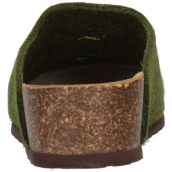 CIABATTA BIONATURA DONNA  12 GATTI FELTRO VERDE 12GAT20-I-FELV74