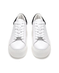 SNEAKERS CULT DONNA PERRY 3162 LOW W LEATHER WHITE/STRASS BLACK CLW316221