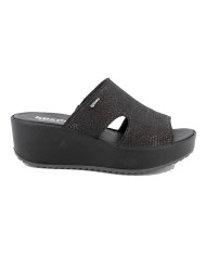 CIABATTE CON ZEPPA IGI&CO 3667000 BLACK