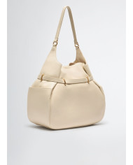 BORSA A SPALLA LIU JO DONNA ECS HOBO CREAM 32X14X31CM AA5048 E0037 X0459