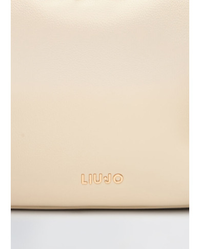 BORSA A SPALLA LIU JO DONNA ECS HOBO CREAM 32X14X31CM AA5048 E0037 X0459