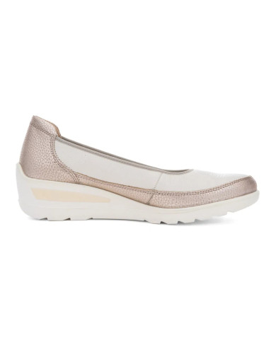 DECOLLETE' ARA SHOES DONNA GAUCHOSOFT-MET,CERVOCALF ZÜRICH 2.0 SAND/CREAM  12-50664-08