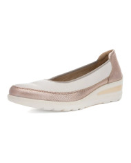 DECOLLETE' ARA SHOES DONNA GAUCHOSOFT-MET,CERVOCALF ZÜRICH 2.0 SAND/CREAM  12-50664-08