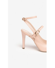 DECOLLETE' NEROGIARDINI DONNA NAPPA PANDORA ROSA TPU DIMONA LADY ROSA LOOK DA CERIMONIA SLINGBACK E307030DE/606