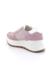 SNEAKERS IGI&CO DONNA SCAMOSCIATO/TESSUTO GLITTER ROSA CHIFFON 5663533