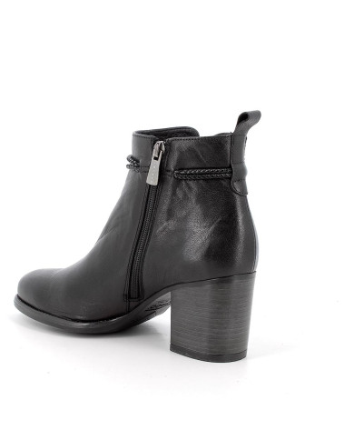 STIVALETTI IGI&CO DONNA IN PELLE NERO TACCO 7CM 6698800