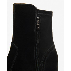 TRONCHETTO  NEROGIARDINI DONNA AROLD VELO NERO T.ALCANTARA NERO TPU ROMANA PLATO' TACCO 6CM I514311D/100