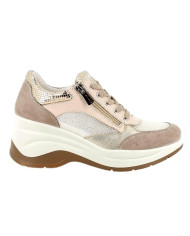 SNEAKERS IGI&CO DONNA PELLE/TESSUTO LAMINATO VISONE 5655711