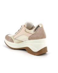 SNEAKERS IGI&CO DONNA PELLE/TESSUTO LAMINATO VISONE 5655711