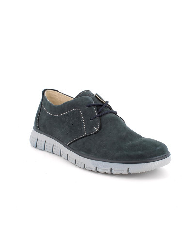 STRINGATA ENVAL SOFT UOMO  NABUK GUM BLU 1230100     