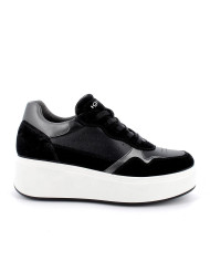 SNEAKERS CON ZEPPA IGI&CO DONNA IN PELLE NERO 4670800