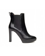 TRONCHETTI NEROGIARDINI DONNA IN PELLE NERO TACCO 10 CM  I117250DE/100