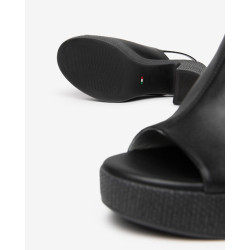 SANDALO CON TACCO NEROGIARDINI DONNA TAMIGI NERO PU.MONOD.MEDA NERO TACCO 6 CM E617012D/100