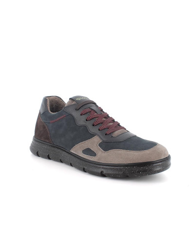SNEAKERS IGI&CO UOMO SCAM.SPEC/NABUK FANGO SC/BLU 8616122