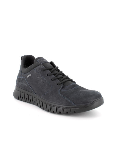 SNEAKERS IGI&CO UOMO NABUK GUM  BLU SCURO GORE-TEX 8619111