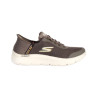 SNEAKERS UOMO SKECHERS SLIP-INS GO WALK FLEX - HANDS UP 216324 BRN
