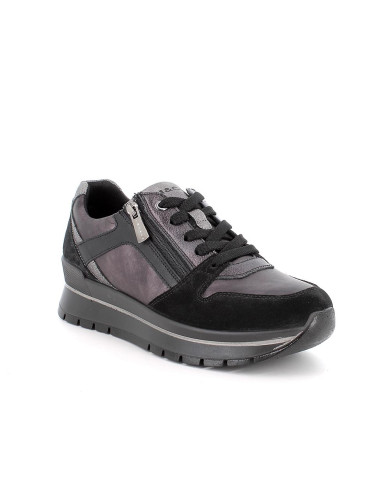 SNEAKERS CON ZEPPA IGI&CO DONNA VI.LAM.WINT.FOG ACCIAIO/NERO 8676155
