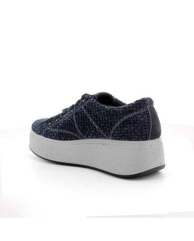 SNEAKERS CON ZEPPA IGI&CO DONNA T.VELLUTO TORC. BLU 8671400