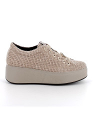 SNEAKERS CON ZEPPA IGI&CO DONNA T.VELLUTO TORC. BEIGE 8671433