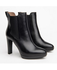 TRONCHETTI NEROGIARDINI DONNA IN PELLE NERO TACCO 10 CM  I117250DE/100