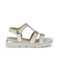 SANDALI STONEFLY DONNA ELODY 27 NAP/GLITTER STEAM GRAY/IVORY METAL 223660 EDT