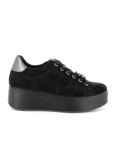 SNEAKERS CON ZEPPA IGI&CO DONNA SCAM.SUPER10/12 NERO 8671255