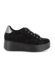 SNEAKERS CON ZEPPA IGI&CO DONNA SCAM.SUPER10/12 NERO 8671255