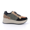 SNEAKERS CON ZEPPA IGI&CO DONNA SCAM.SUP/VELLUT NERO/VERDE 8677600
