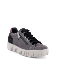SNEAKERS CON ZEPPA IGI&CO DONNA SCAM.SUPER10/12 GRIG.SCURO 8680133