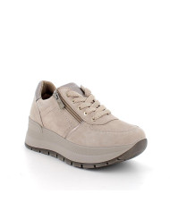 SNEAKERS CON ZEPPA IGI&CO DONNA SCAM.SUPER10/12 VISONE 8677411