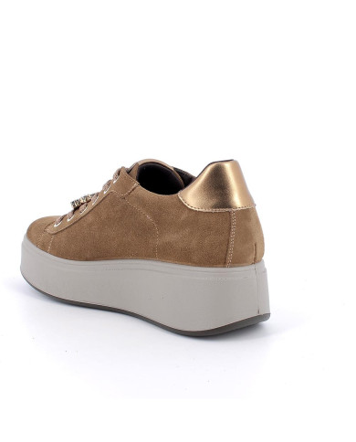 SNEAKERS CON ZEPPA IGI&CO DONNA SCAM.SUPER10/12 COGNAC 8671244