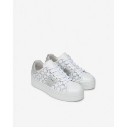 SNEAKERS NEROGIARDINI DONNA BIANCO/GRIGIO E409951D/707