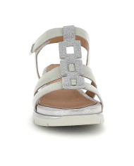 SANDALI STONEFLY DONNA ELODY 27 NAP/GLITTER STEAM GRAY/IVORY METAL 223660 EDT