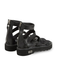 SANDALO CON ZEPPA CULT DONNA ZIGGY 3290 W LEATHER BLACK CLW329000