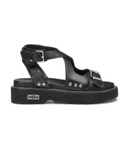 SANDALO CULT DONNA ZIGGY 4472 SANDAL W LEATHER BLACK CLW447200