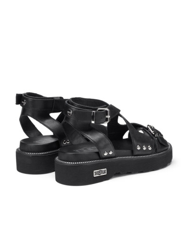SANDALO CULT DONNA ZIGGY 4472 SANDAL W LEATHER BLACK CLW447200