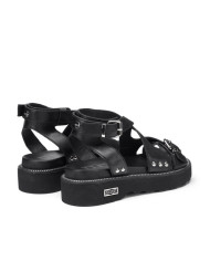 SANDALO CULT DONNA ZIGGY 4472 SANDAL W LEATHER BLACK CLW447200