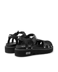 SANDALO SABOT CULT DONNA ZIGGY 4287 LOW W LEATHER BLACK CLW428700