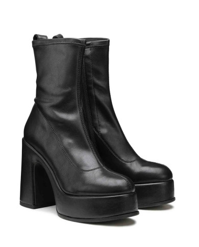 STIVALETTO CULT DONNA BJORK 4103 MID W LEATHER BLACK TACCO 11CM  CLW410300