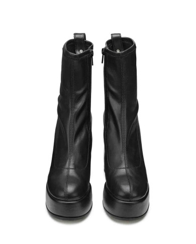 STIVALETTO CULT DONNA BJORK 4103 MID W LEATHER BLACK TACCO 11CM  CLW410300