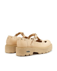 MOCASSINO CULT DONNASLASH 4217 LOW W LEATHER CARAMEL W/ PIECING/ L. GOLD STUDS CLW421700